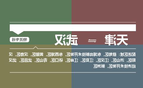 天津到武汉物流公司|天津到武汉专线（今日/关注）