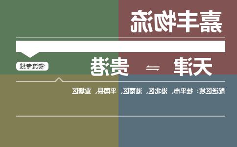 天津到贵港物流公司|天津至贵港物流专线（区域内-均可派送）